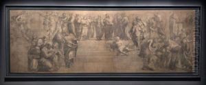 Cartoon of The School of Athens
