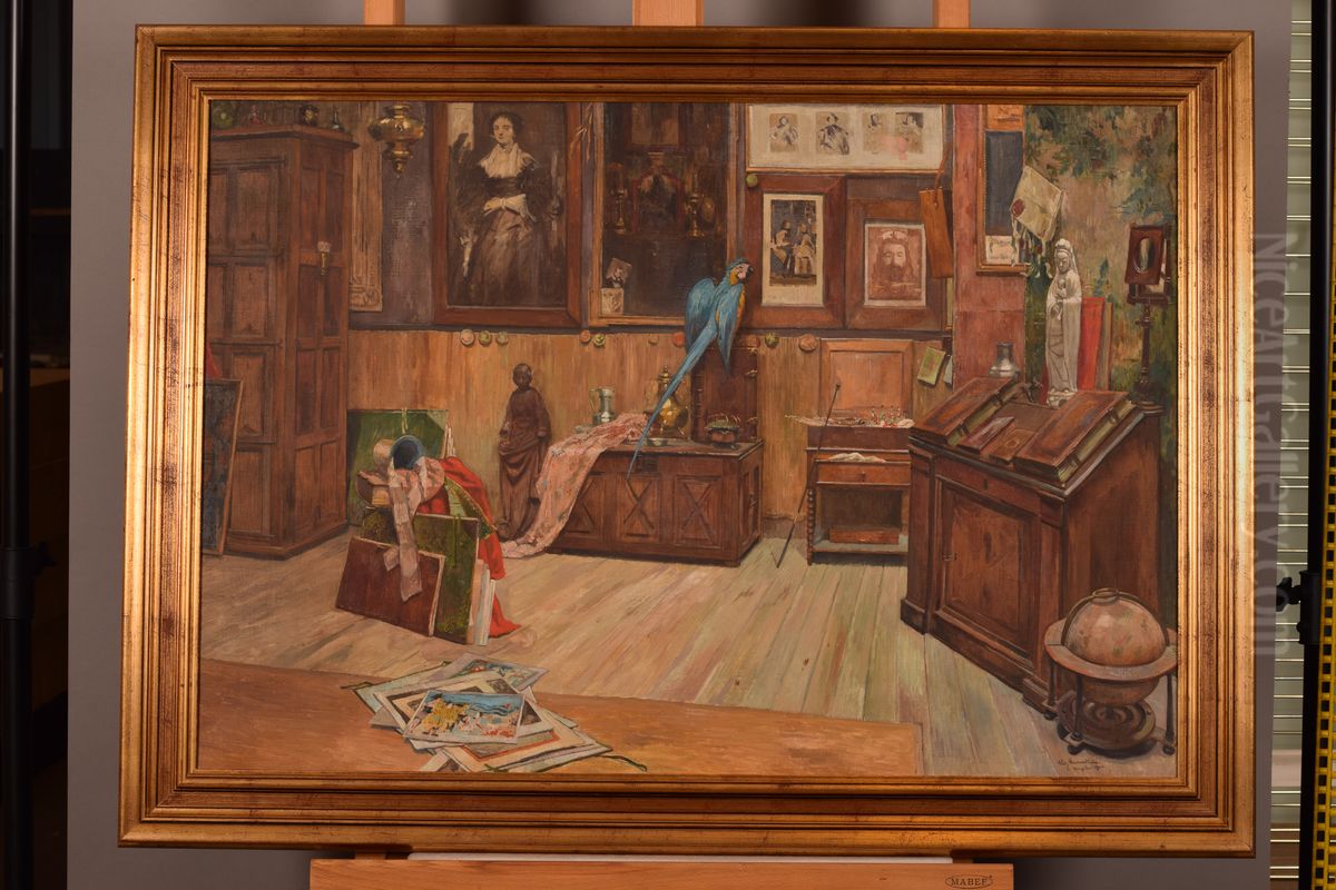L'Ara Oil Painting by Collectie Vlaamse Gemeenschap