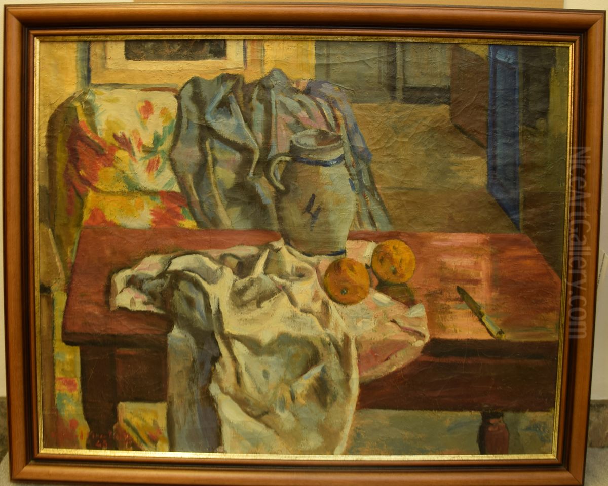 Nature morte aux oranges Oil Painting by Collectie Vlaamse Gemeenschap