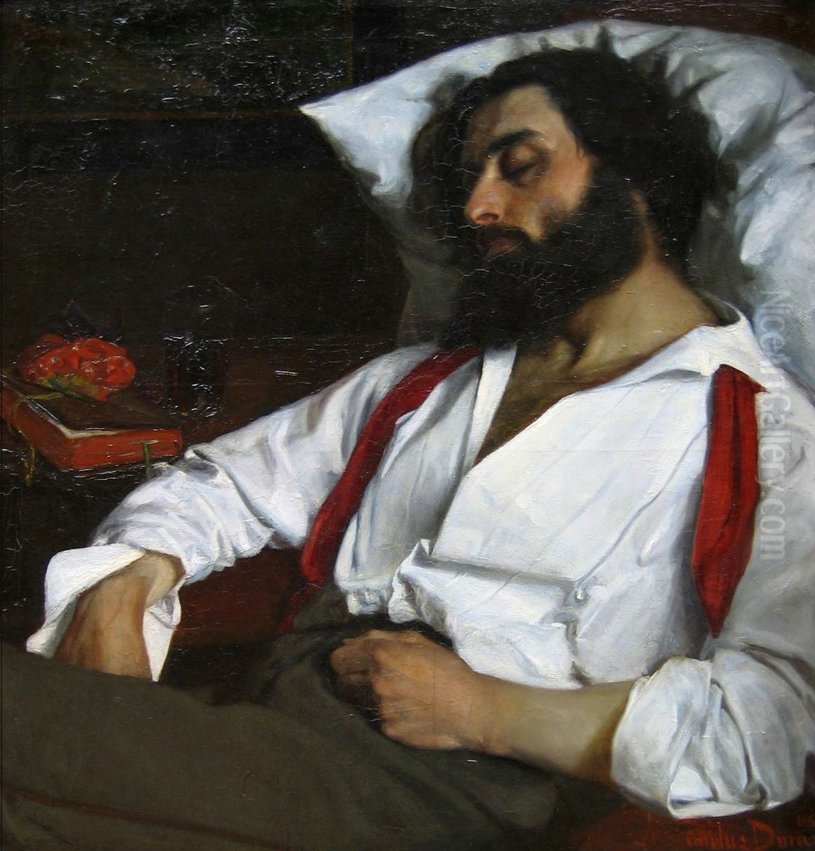 L'homme endormi Oil Painting by Carolus-Duran