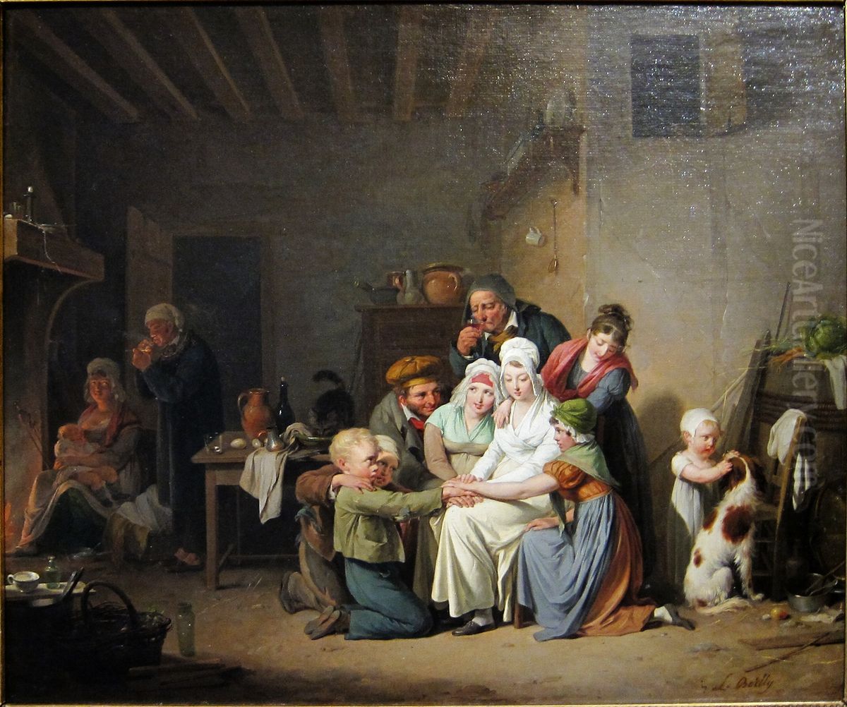 Pied de boeuf Oil Painting by Louis-Leopold Boilly