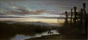 Les vapeurs du soir, paysage