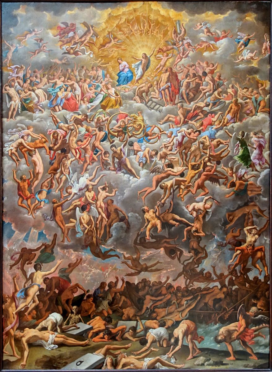 The Last Judgement Oil Painting by Carlo Saraceni