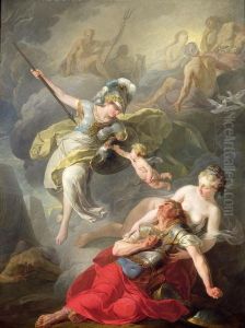 Battle Between Minerva and Mars