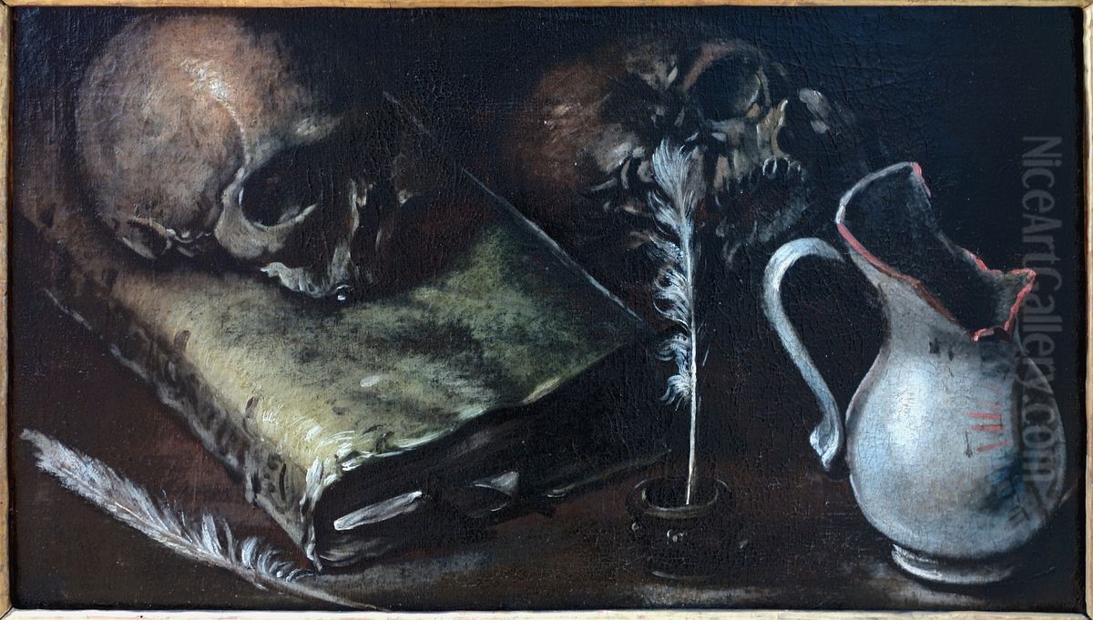 Vanite Oil Painting by Juan De Valdes Leal