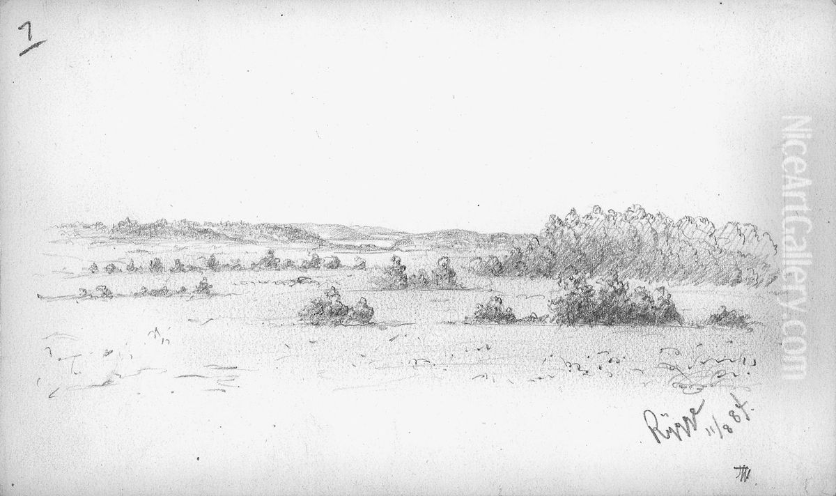 Rygge Oil Painting by Theodor Kielland-Torkildsen