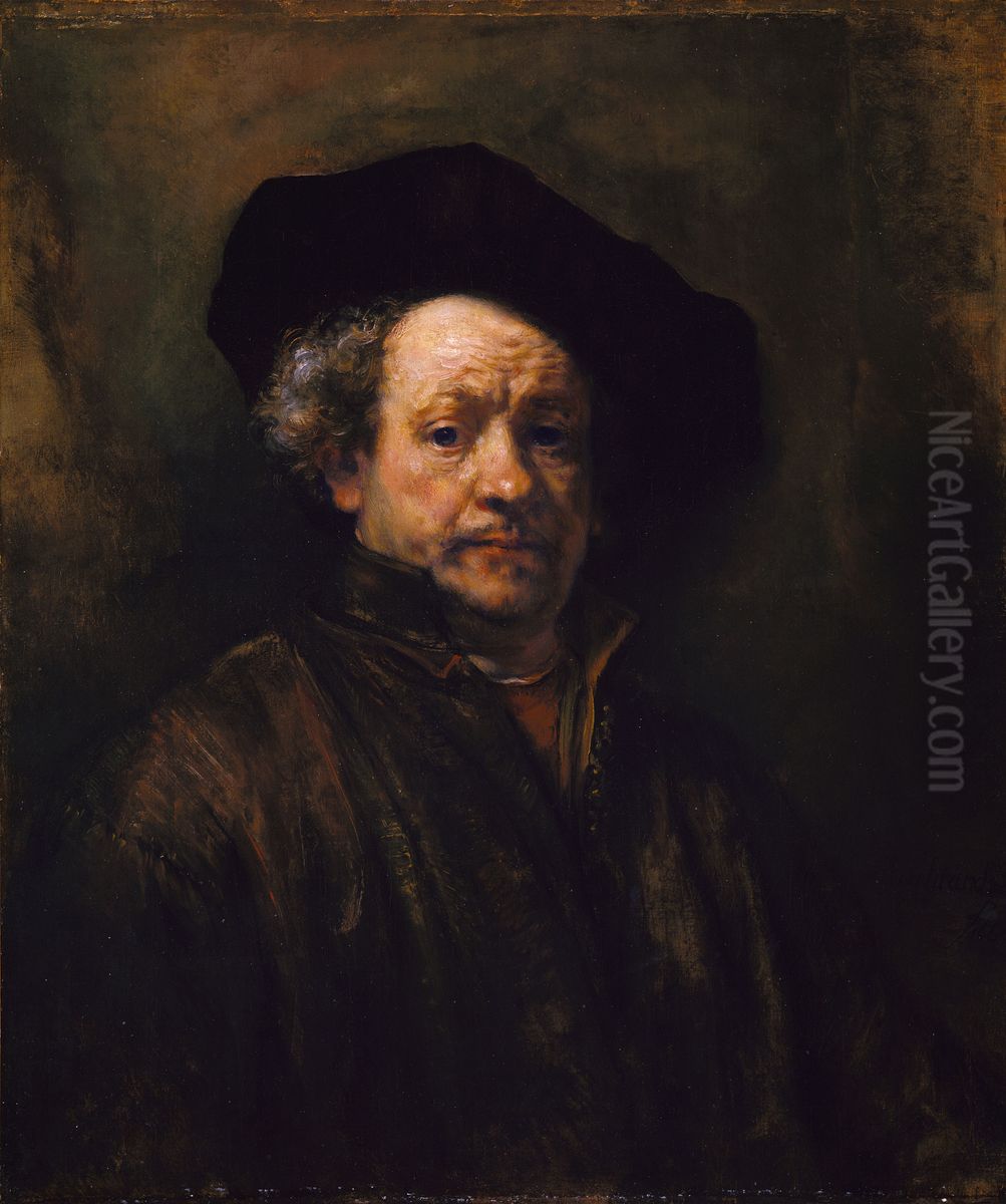 Self-portrait Oil Painting by Rembrandt