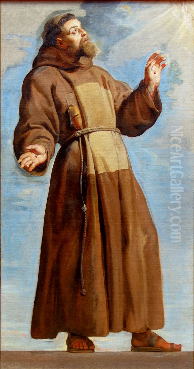 Saint Francois en extase Oil Painting by Peter Paul Rubensand workshop