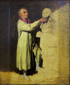 Portrait of the sculptor Jean-Antoine Houdon