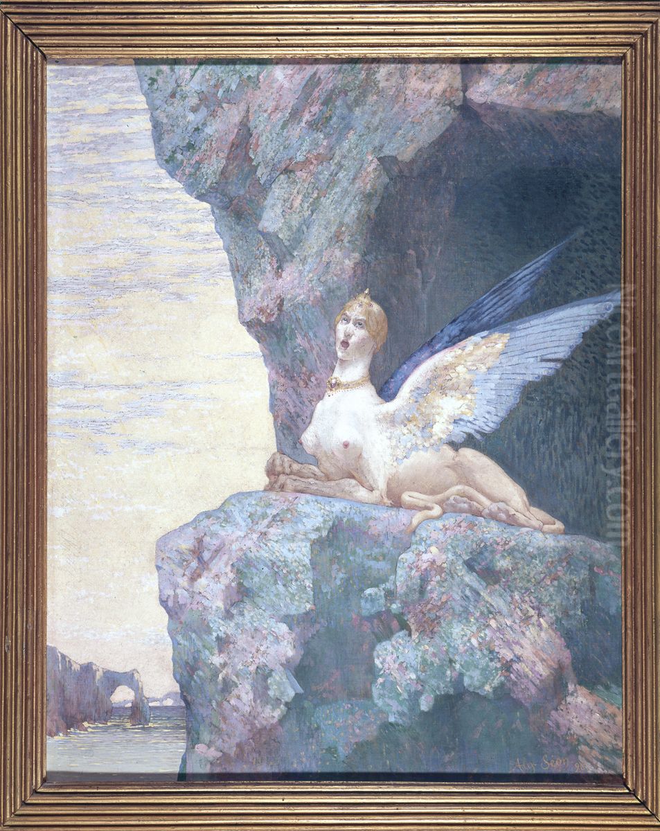 The Despair of the Sphinx Oil Painting by Alexandre Seon