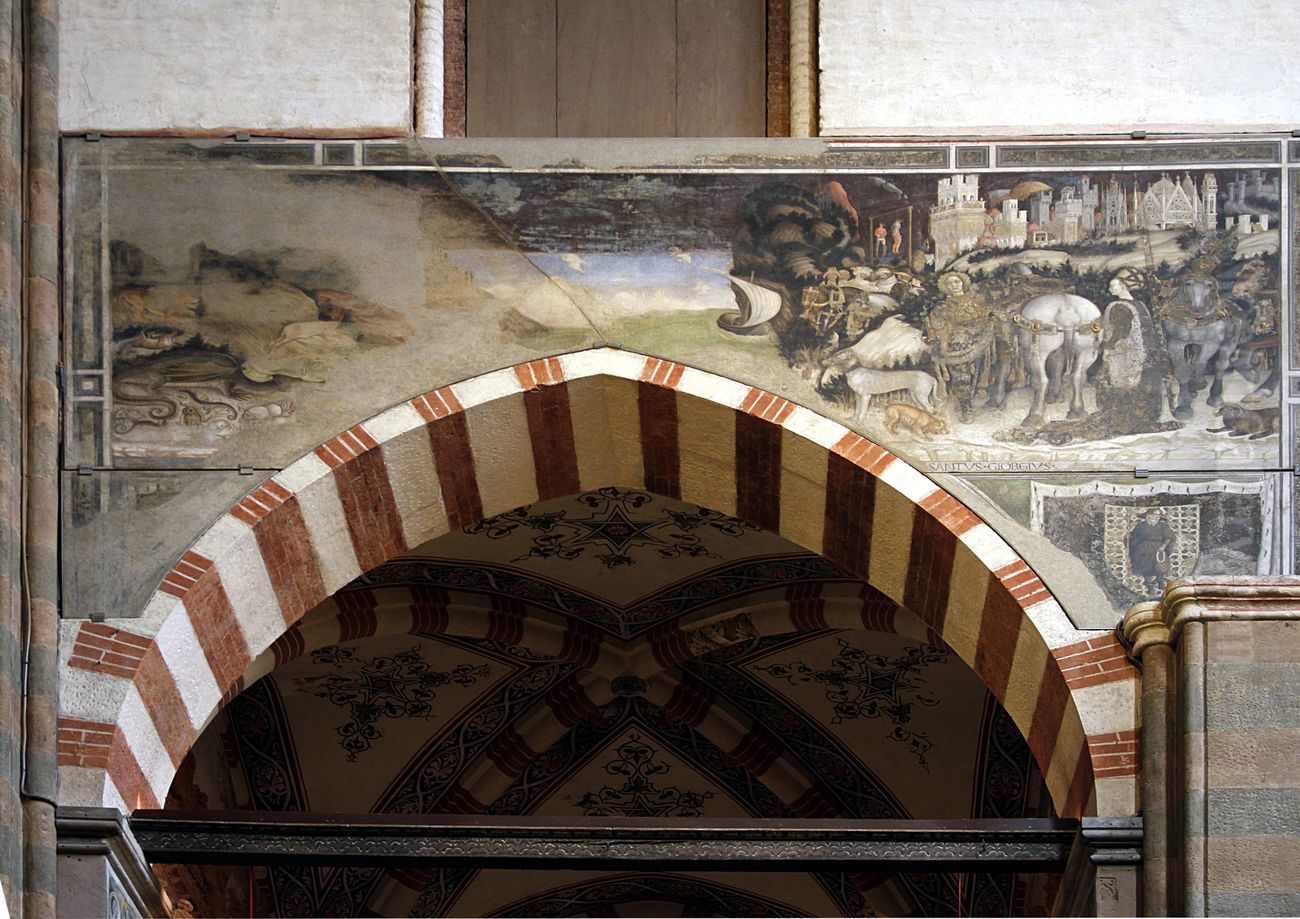 Saint George and the Princess Oil Painting by Pisanello