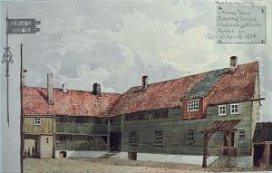 Lilletorget nr. 25 , gardsinterior