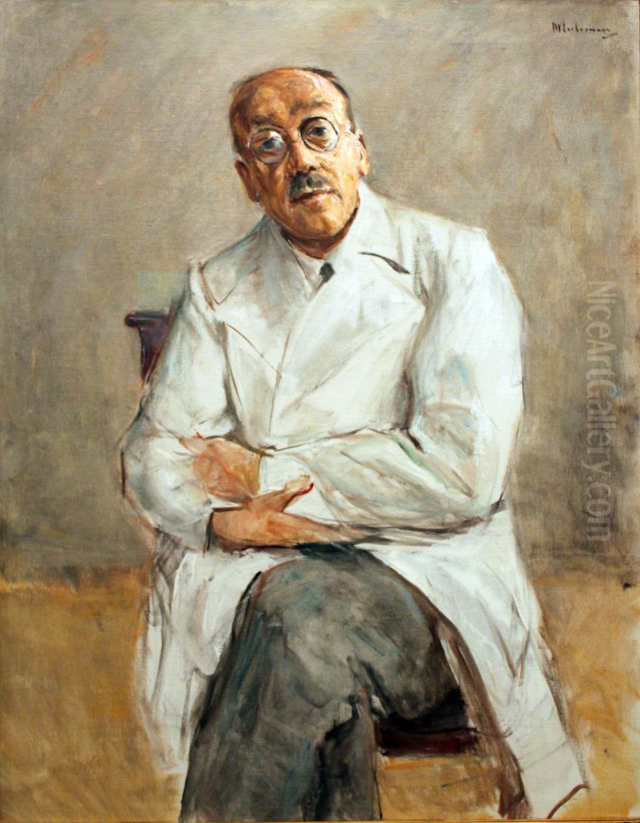 Der Chirurg Ferdinand Sauerbruch Oil Painting by Max Liebermann