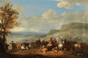 A cavalry skirmish between Turcs and Europeans