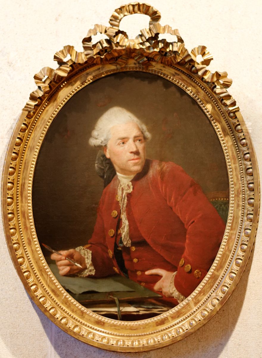 Self portrait Oil Painting by Nicolas Bernard Lepicie