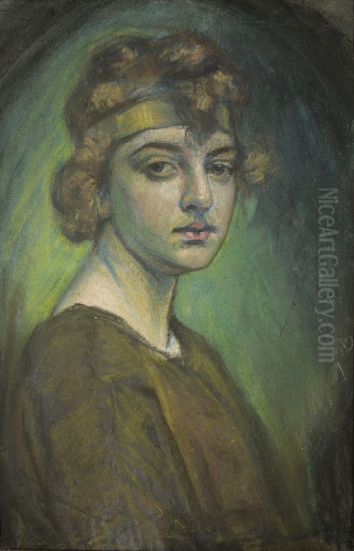,,Pastell. Ants Laikmaa. Helle (prl. Jurgens). 1923.