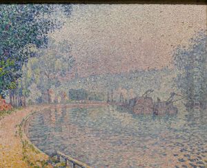 Samois, the riverbank, morning