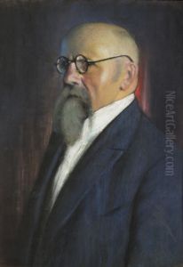 ,,Maal. Ants Laikmaa. Autoportree. 1936.