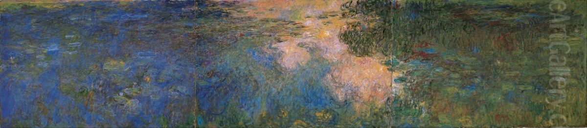 The Water-lily Pond Oil Painting by Claude Oscar Monet