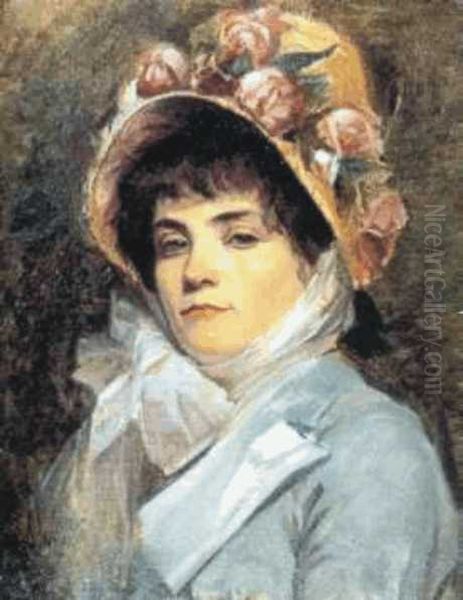 Georgette Oil Painting by Marie Bashkirtseva