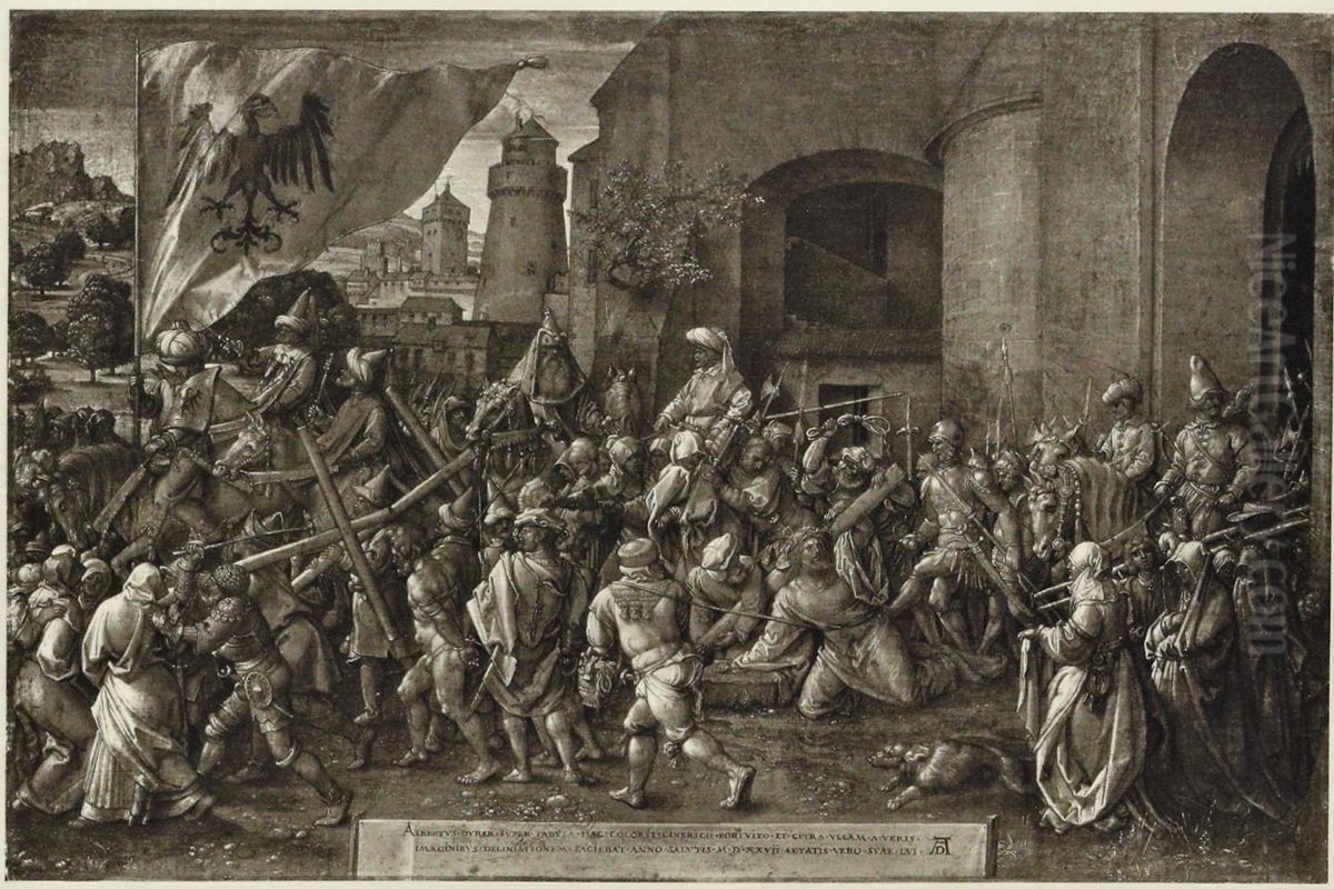 Way to Calvary Oil Painting by Albrecht Durer