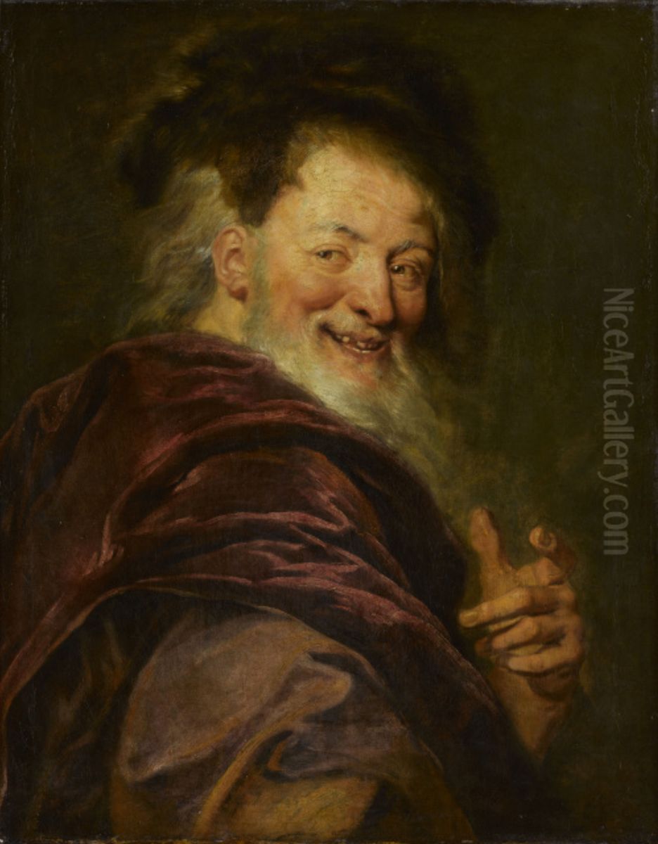 Democritus Oil Painting by Antoine Coypel