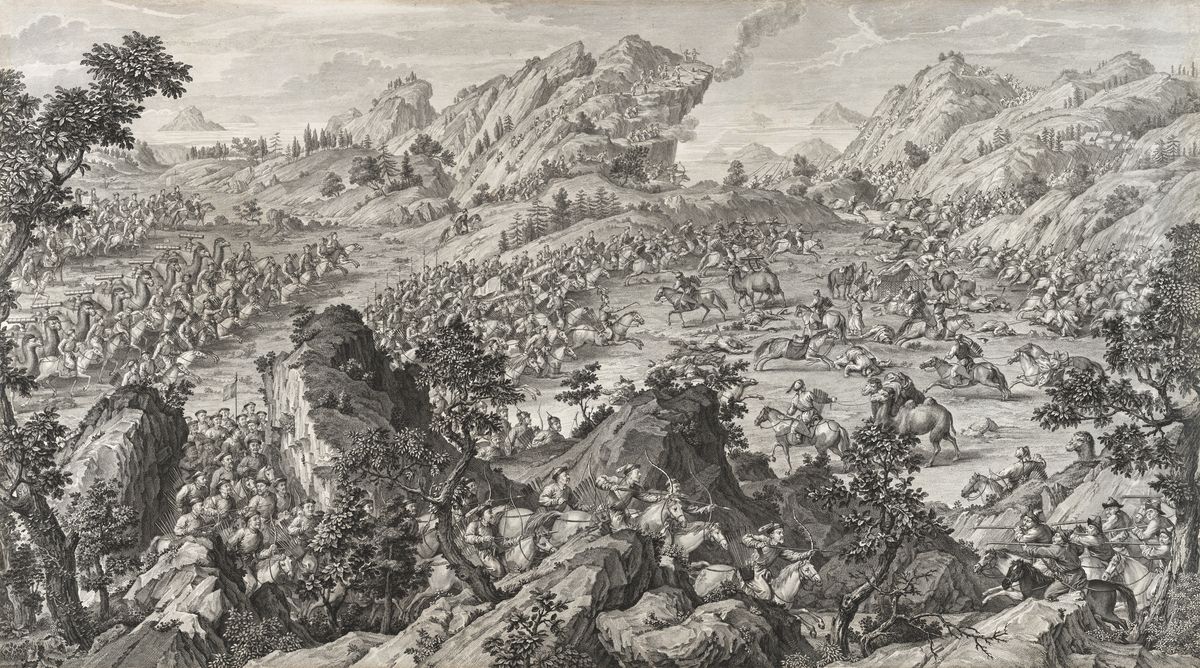 Battle of Arcul Oil Painting by Jean Denis Attiret