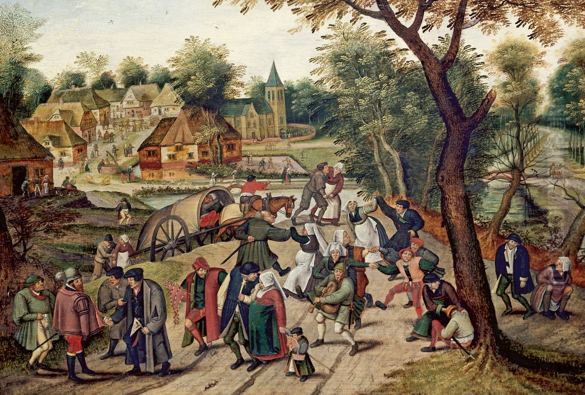 The Return from Kermesse Oil Painting by Pieter Brueghel the Younger