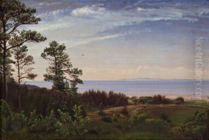 View from the North Coast of Zealand across the Kattegat with Kullen in the Background