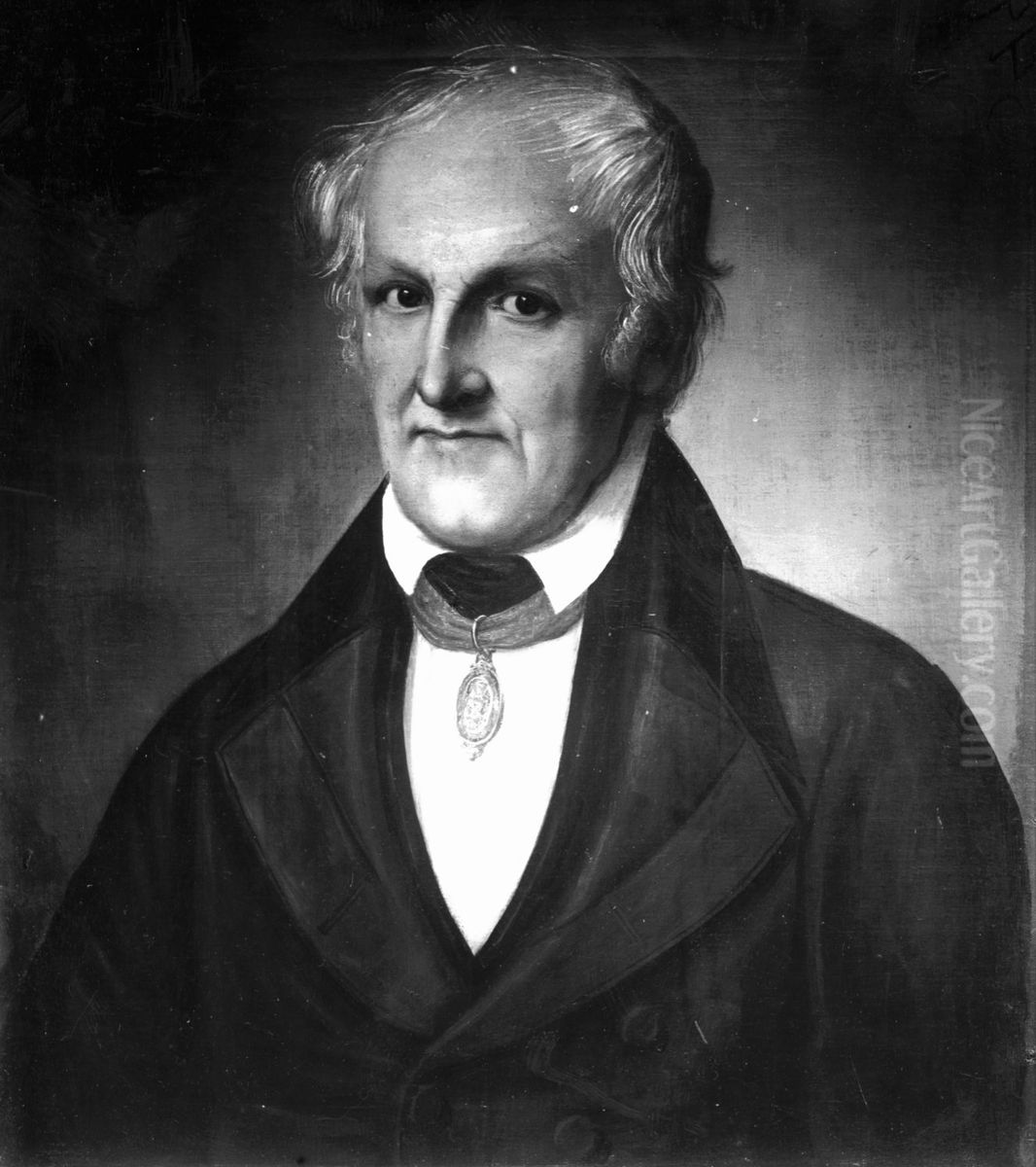 Fredrik Meltzer Oil Painting by Carl Peter Lehmann