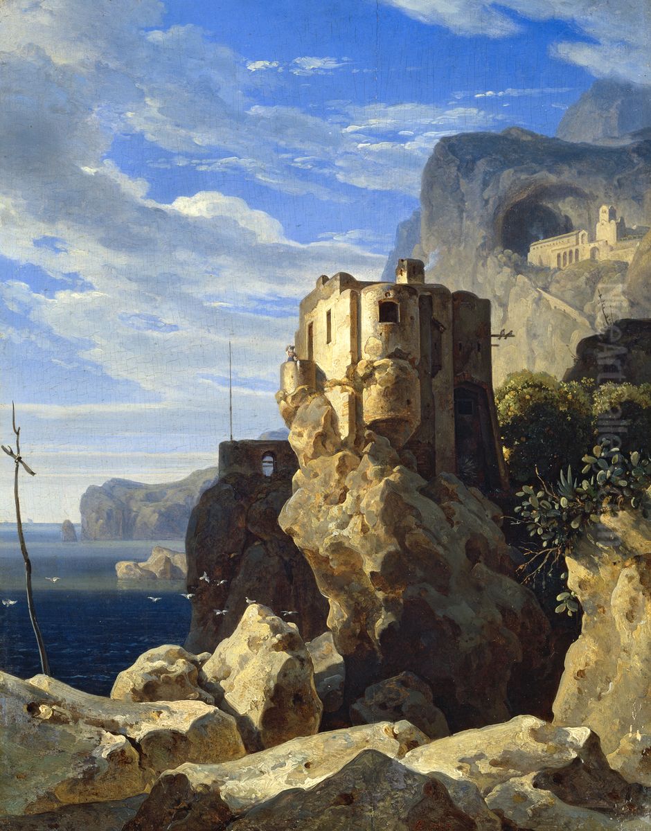 San Francesco bei Amalfi Oil Painting by Ernst Fries