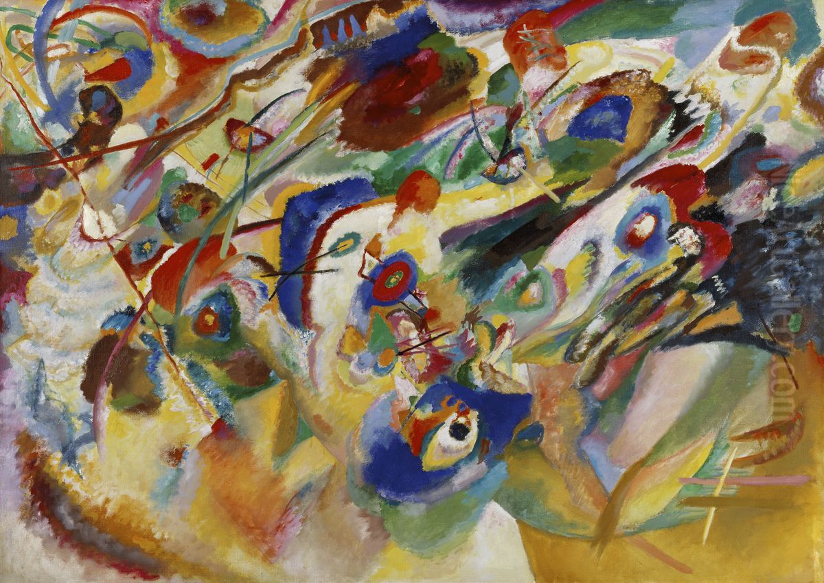 Composition VII (study 2) Oil Painting by Wassily Kandinsky