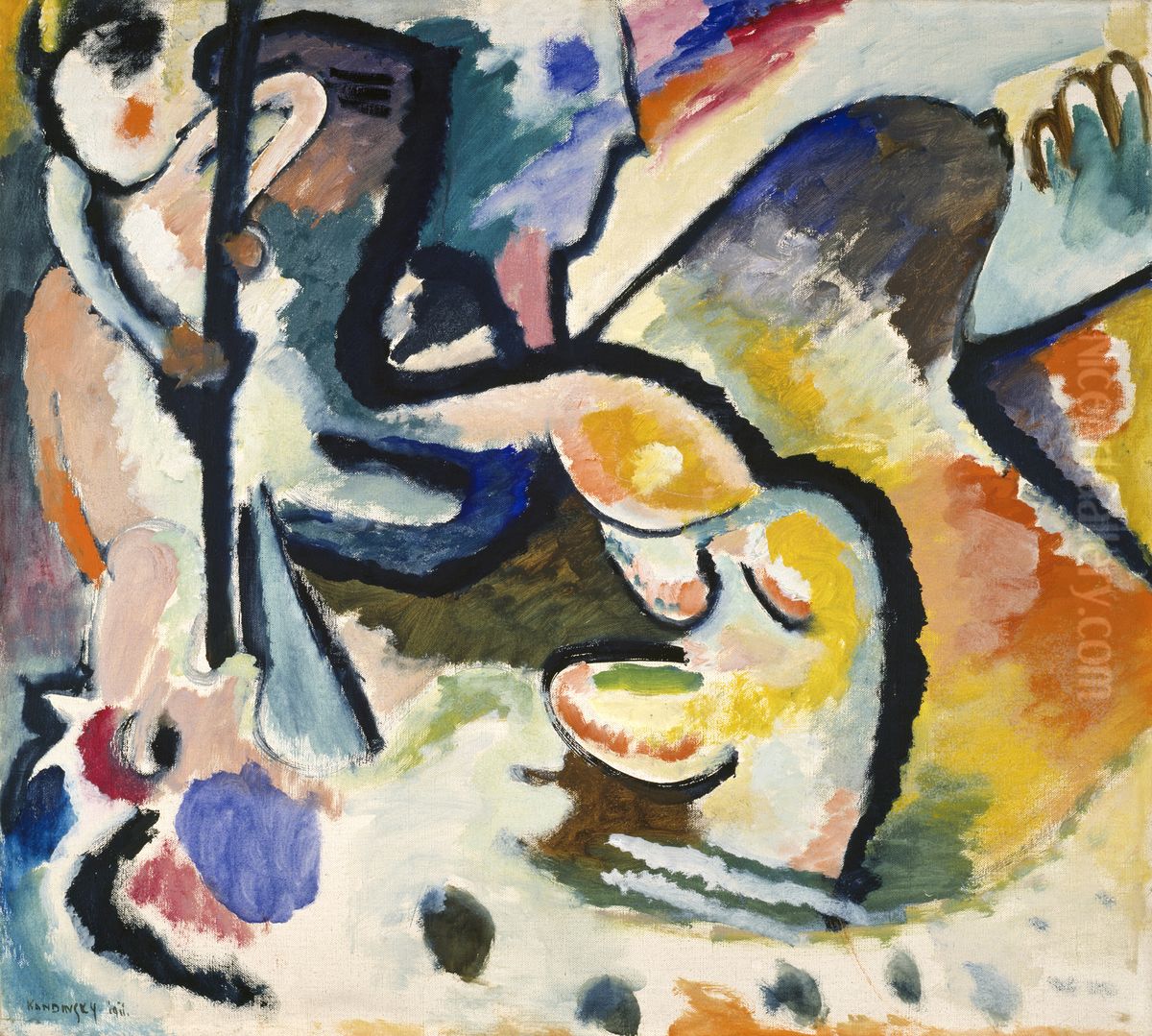 St. Georg III Oil Painting by Wassily Kandinsky
