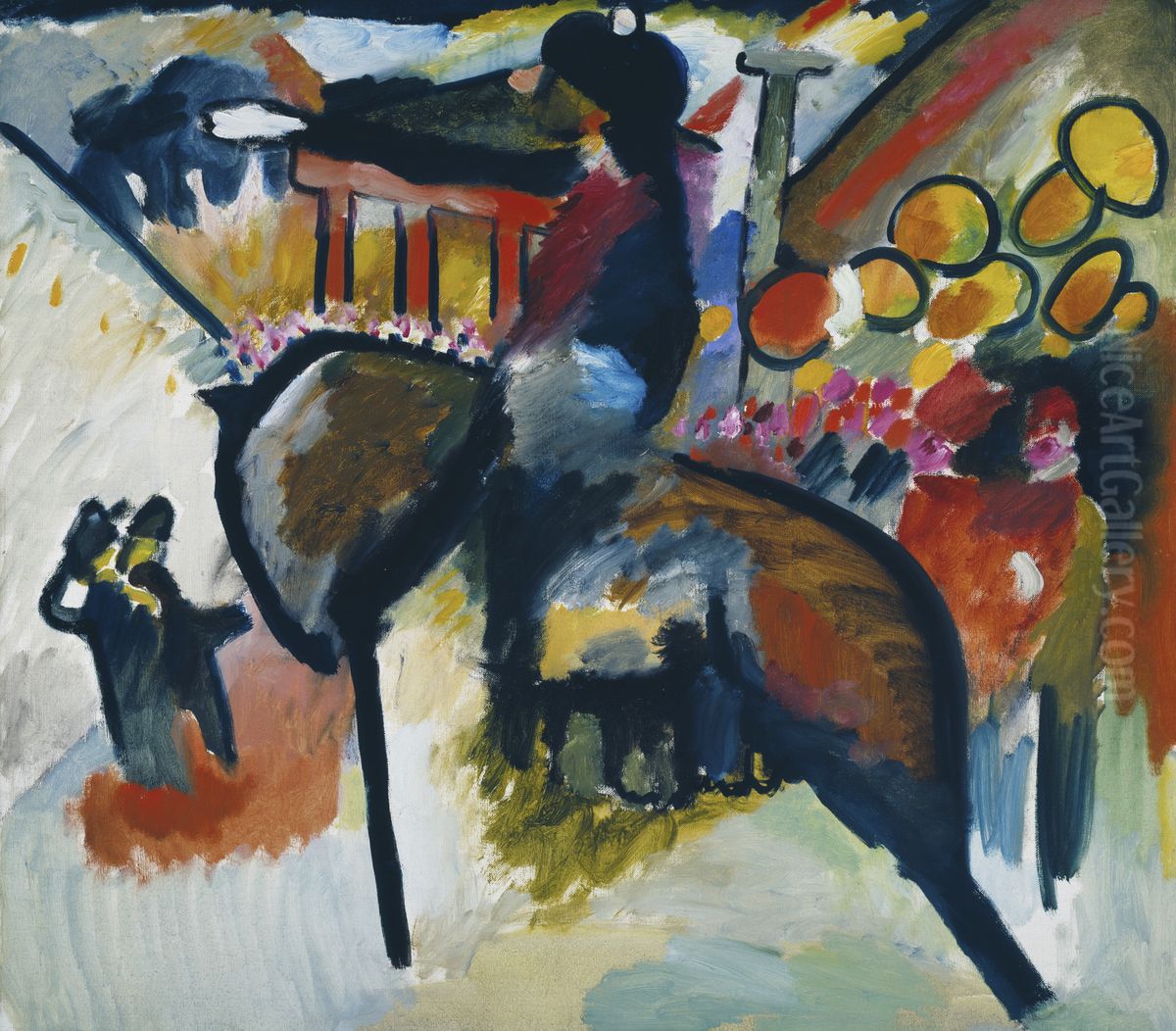 Impression IV (Constable) Oil Painting by Wassily Kandinsky