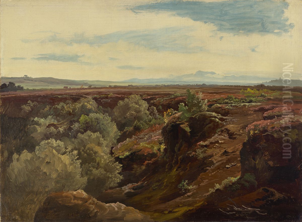 An der Amper bei Oberhausen Oil Painting by Christian Morgenstern