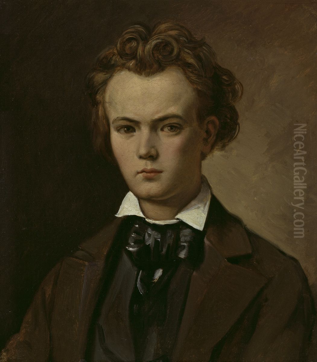 Karl August von Heigel Oil Painting by Moritz von Schwind