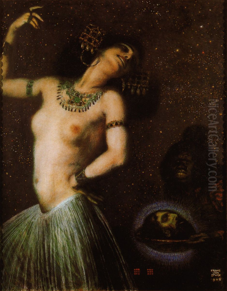 Salome Oil Painting by Franz Stuck