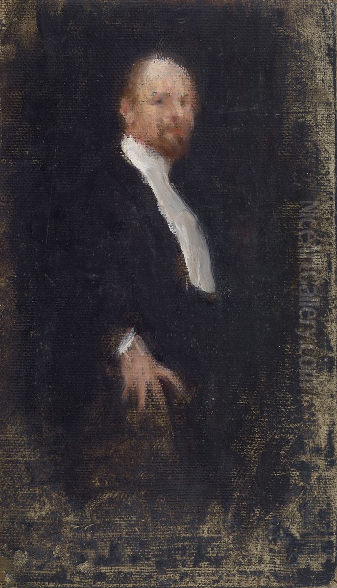 Portrait of Alexej von Jawlensky Oil Painting by Marianne von Werefkin