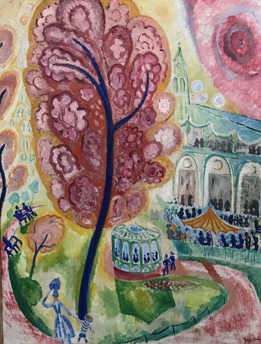 Det sjungande tradet Oil Painting by Isaac Grunewald