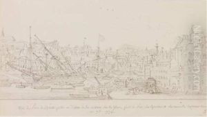 Vue du port de Brest 1776