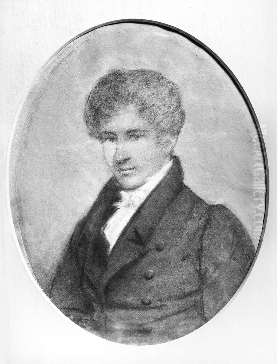 Niels Henrik Abel Oil Painting by Johan Gorbitz