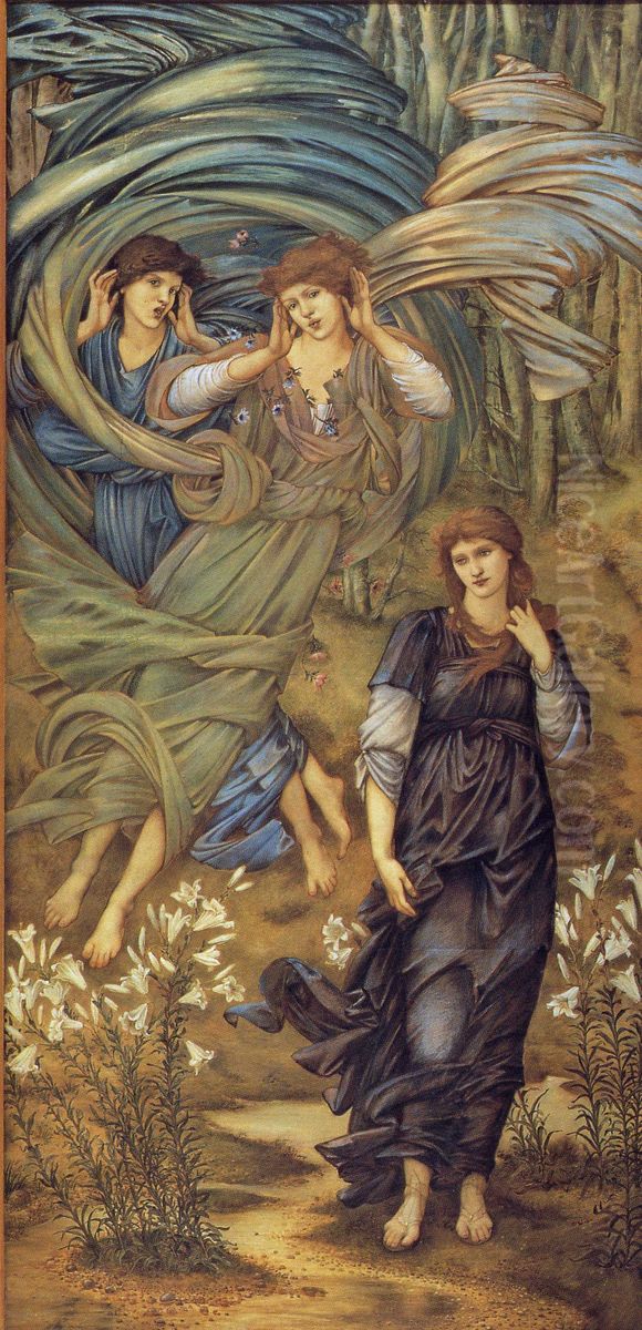 Sponsa de Libano Oil Painting by Edward Burne-Jones