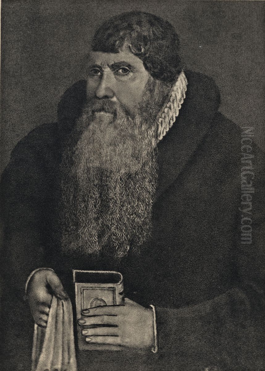 Peder Clausson Friis Oil Painting by Peter Reimers