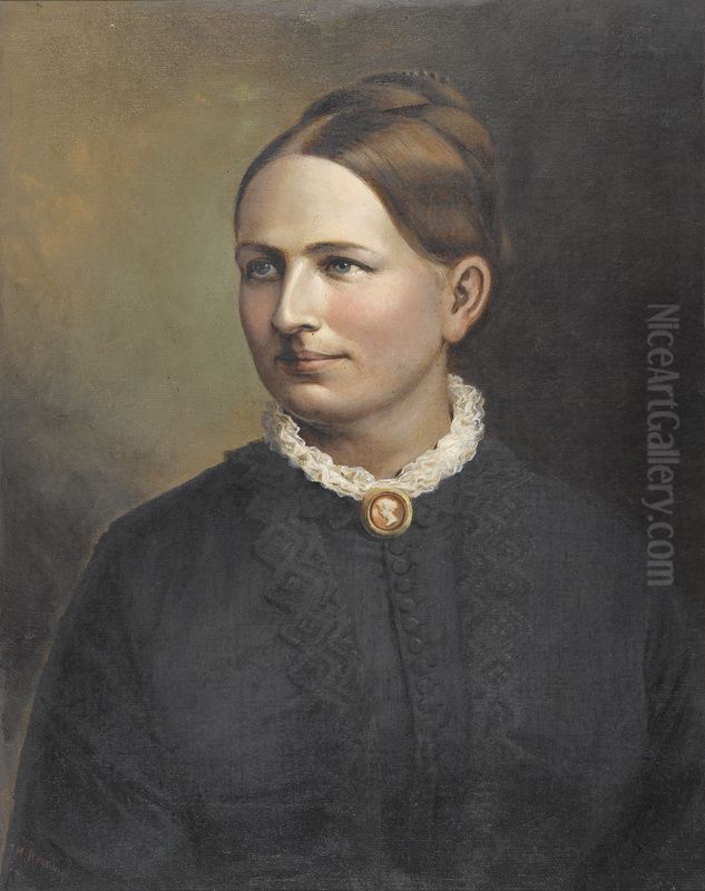 portrait of Emilie Miller Oil Painting by unknown