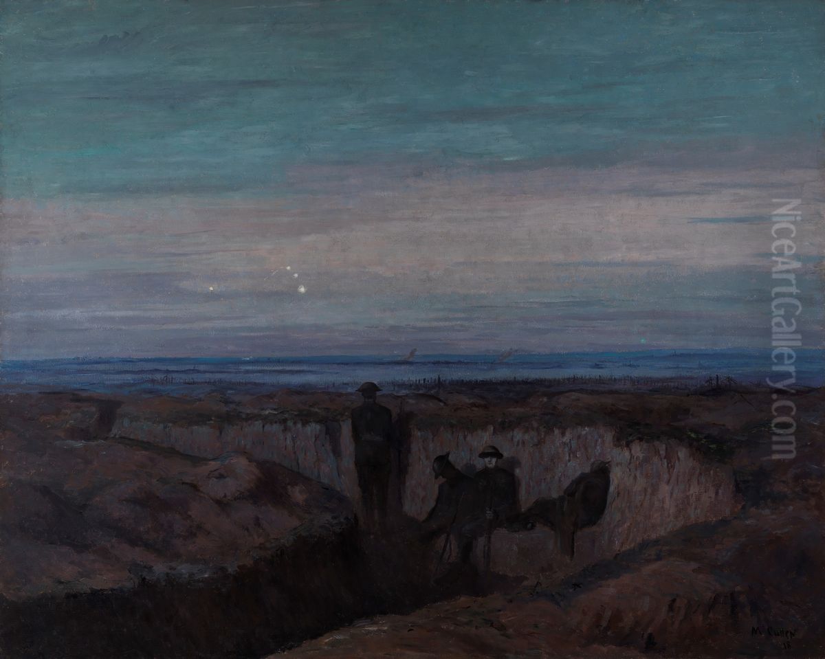 Dawn on the Ouse Trench Oil Painting by Maurice Galbraith Cullen