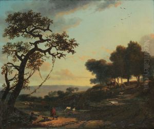 Landscape with shepherds