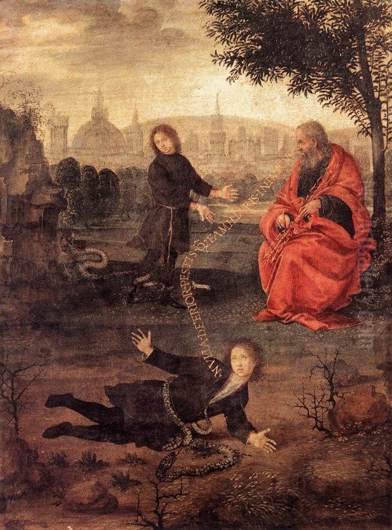 Allegory Oil Painting by Ridolfo del Ghirlandaio