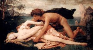 La nymphe Hesperie pleuree par Esacus