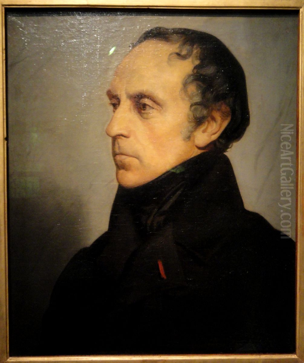 The Statesman and Historian Guizot Oil Painting by Paul Delaroche