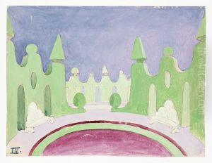 Dekorationsskiss av Thorolf Jansson